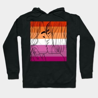 Women Kissing Hoodie